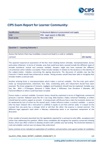 CIPS Exam Report for Learner Community: