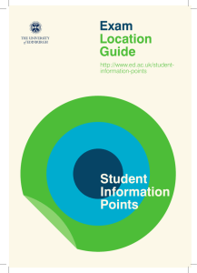 Student Information Points Exam Location Guide