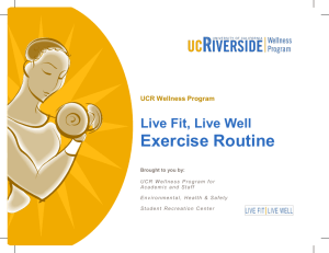 Exercise Routine - Wellness - University of California, Riverside