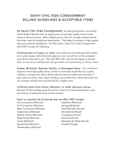 savvy chic kids consignment selling guidelines & acceptible items