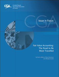 Fair Value Accounting - Certified General Accountants Association
