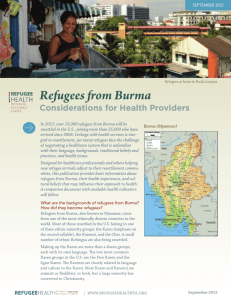 Refugees from Burma