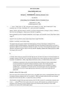 Baraldini v. Meese - Opinion [Reverse and Remand]