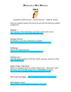 Wednesday's Wise Websites OWLS BioKids