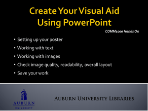 Create Your Visual Aid Using PowerPoint