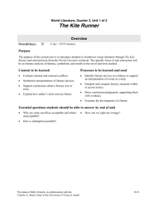 The Kite Runner - Providence School Department
