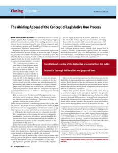 The Abiding Appeal of the Concept of Legislative