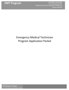 EMT (Emergency Medical Technician)