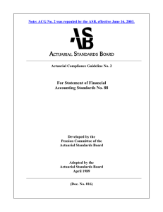 For Statement of Financial Accounting Standards No. 88