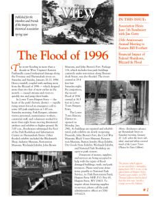T The Flood of 1996 - Harpers Ferry Historical Association
