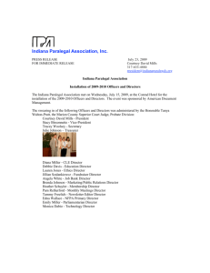Indiana Paralegal Association, Inc.