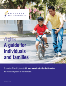 Virginia A guide for individuals and families