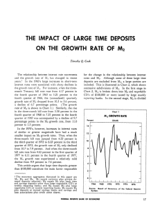 The Impact of Large Time Deposits on the Growth Rate