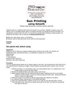 Sun Printing - PRO Chemical & Dye