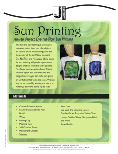 Sun Printing - Jacquard Products