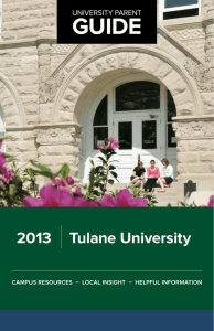 Tulane University 2013