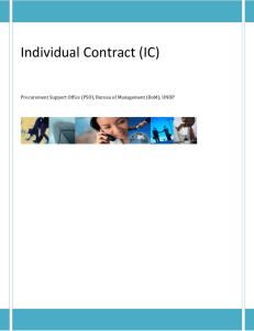 Individual Contract (IC)