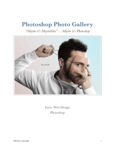 Photoshop Gallery Activity
