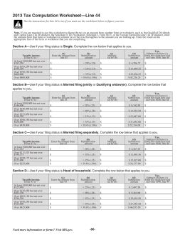 Irs Tax Computation Worksheet. Worksheets. Ratchasima Printable Worksheets and Kids Activities