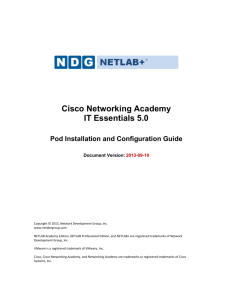 Cico ITE 5.0 Pod Installation Guide
