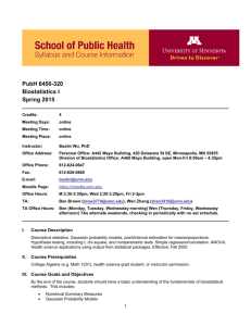 PubH-6450 - School of Public Health