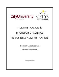 Business & Bachelor of Science in Business Administration