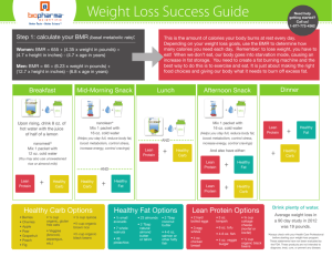 Weight Loss Success Guide
