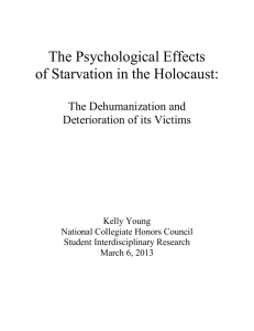 The Psychological Effects of Starvation in the Holocaust