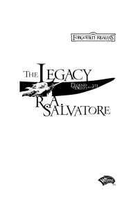 The Legacy - R.A. Salvatore