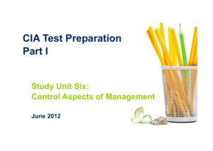 CIA Test Prep_Study Unit 6(1)