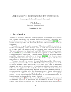 Applicability of Indistinguishability Obfuscation