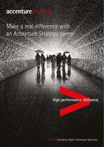 Make a real difference with an Accenture Strategy career