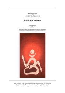 Canciones de medicina - Ayahuasca-Wasi