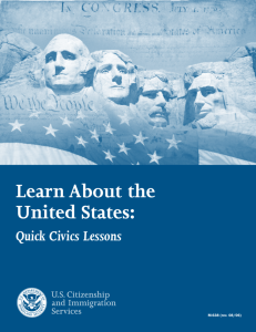 Learn About the United States: