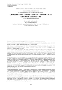 glossary of terms used in theoretical organic chemistry