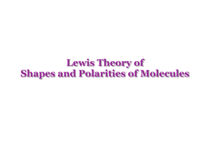 Molecular Shape and Polarity