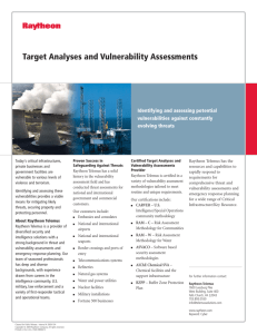 Target Analyses and Vulnerability Assessments