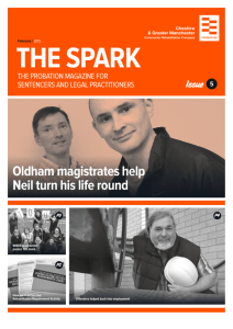 Oldham magistrates help Neil turn his life round
