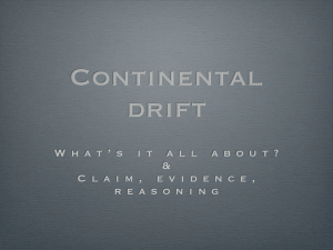 Continental drift