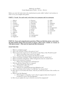 Anthem by Ayn Rand Grade Replacement Packet – Levine – ELA10