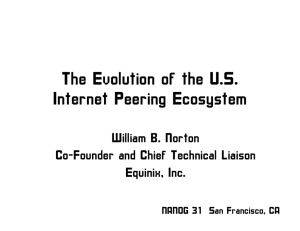 The Evolution of the US Internet Peering Ecosystem