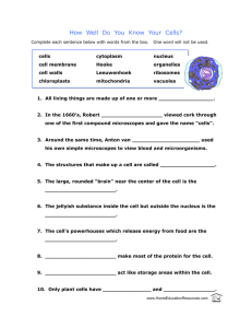 How Well Do You Know Your Cells?