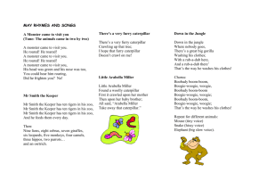 FEBRUARY RHYMES AND SONGS