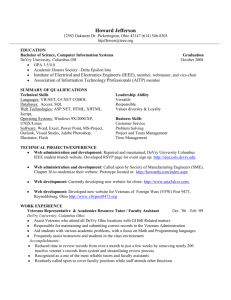 My Resume - VFW Post 9473