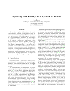 Improving Host Security with System Call Policies