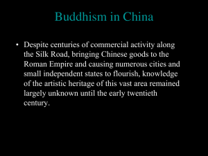 Buddhism in China1 - Yontz STAC Classes