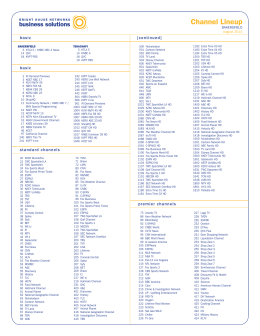 Channel Lineup - Cox Communications