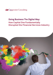 Doing Business The Digital Way: How Capital One