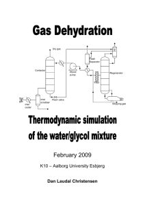 Gas Dehydration