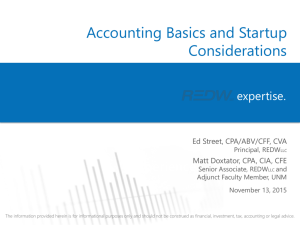 View the presentation slides presented by Ed Street and Matt Doxtator.